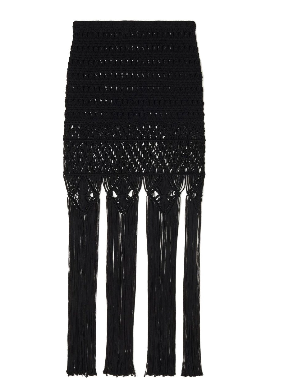 Cheap India To Women A Alanui Love crochet skirt Letter 0801